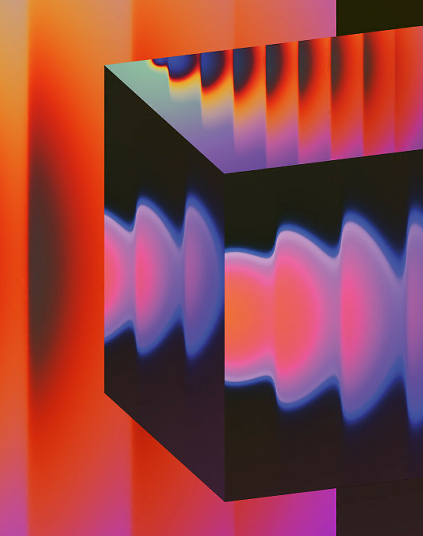 Farbiger Würfel: Key Visual der Berlin Science Week 2025, Brain City Berlin