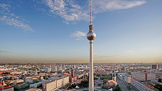 Berlin tv tower and Alexanderplatz, Brain City Berlin