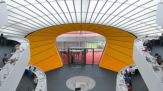 Interior view of the Philological Library of the FU Berlin, Brain City Berlin