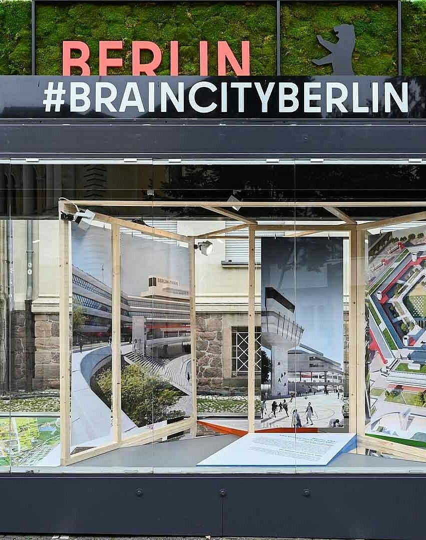 Berlin-Cube at Tag der Deutschen Einheit 2021, Halle (Saale), Brain City Berlin